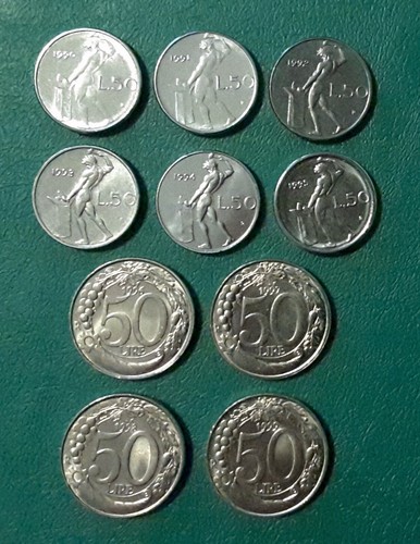 Monete lire - 10,