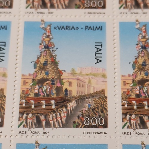 Foglio francobolli varia - 50,