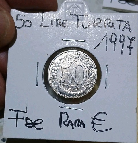 Lire italia turrita 1997 - 50,