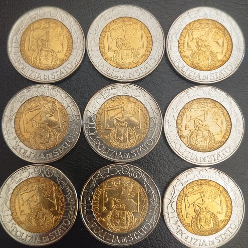 500 lire 1997 polizia - 9, x