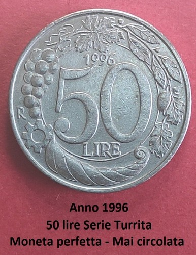 Lire tipo turrita 1 serie - 50,
