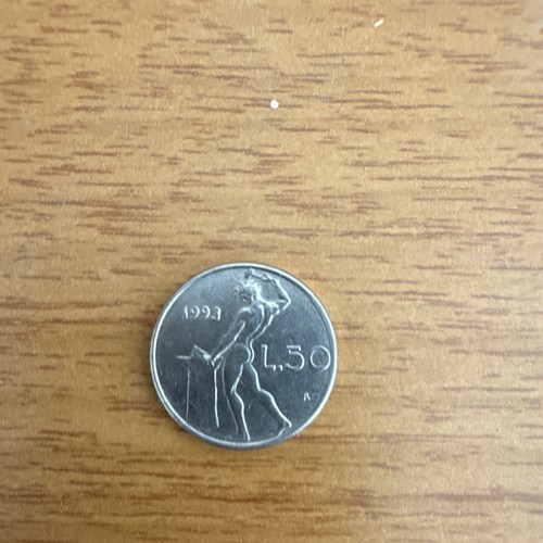 Moneta italia lire 50 - italia,
