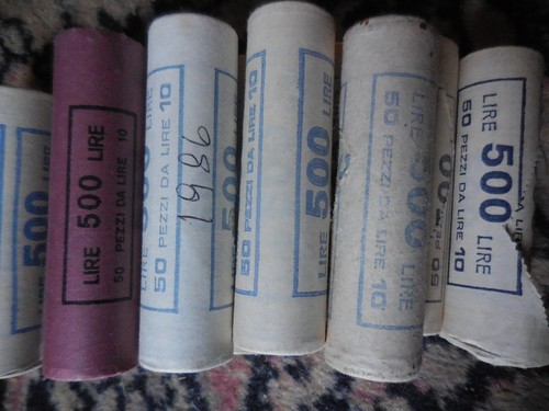 Rotolino monete da - 50, 10