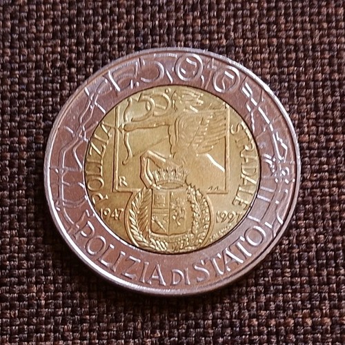 Moneta 500 lire italiane - moneta,