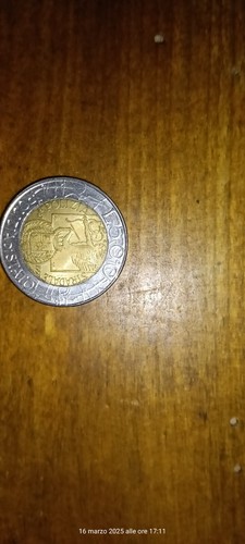 Moneta 500 lire polizia - 500, di