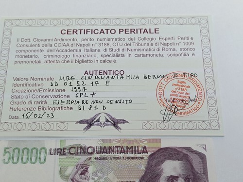 000 lire bernini1997 spl - bernini1997, spl+